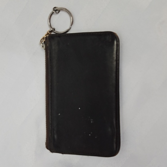 VINTAGE COACH MINI SKINNY # 6902 IN BROWN CARD CASE - Picture 2 of 8